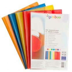 Coperti Caiete Scolare A5, 25 Buc/set, Gimboo - Transparent Cristal