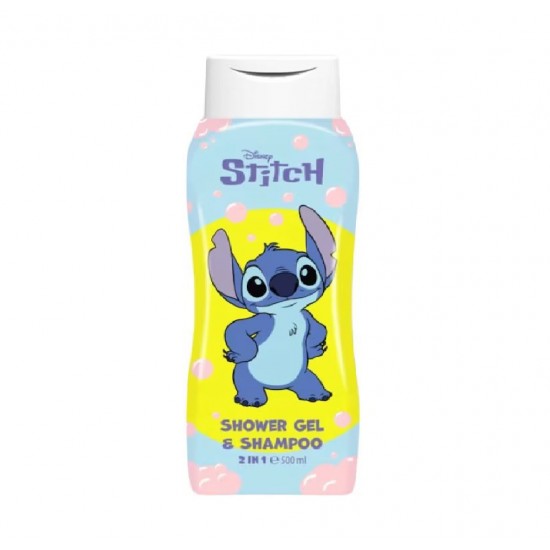 Sampon Si Gel De Dus 2 In 1 Pentru Copii Disney Stitch, 500 Ml