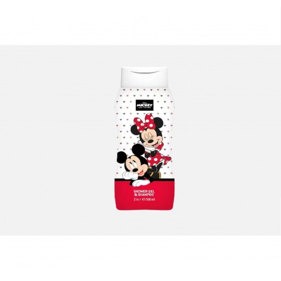 Sampon Si Gel De Dus 2 In 1 Pentru Copii Mickey & Minnie, 500 Ml