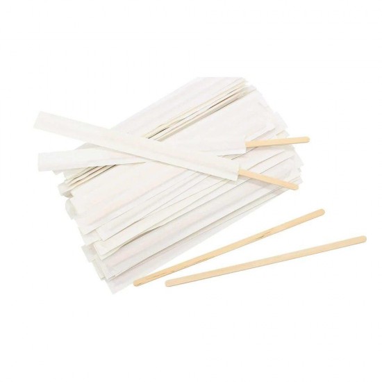 Palete de Unica Folosinta pentru Cafea din Lemn 110 mm, 1000 Buc/Set, Ambalate Individual