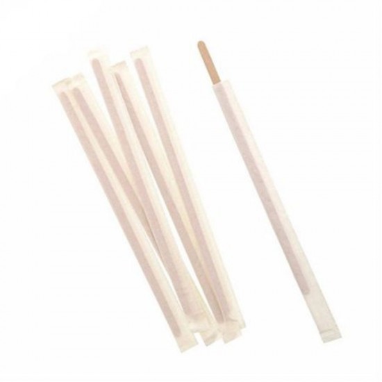 Set 5000 Palete de Unica Folosinta din Lemn, 140 mm, Ambalate Individual, Paletine din Lemn pentru Cafea, Betisoare pentru Bauturi, Betisoare pentru Cafea, Accesorii Cafea