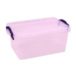 Cutie Depozitare cu Capac, 20x28.5x13 cm, 5.5 L, Plastic Transparent, Cutii din Plastic pentru Alimente, Cutie Alimentara din Plastic, Caserole din Plastic pentru Alimente, Cutii Depozitare cu Capac