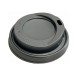 Capace Negre din Plastic, Diametru 80 mm, pentru Pahare din Carton 8-12 OZ, 100 Buc/Bax, Capace din Plastic pentru Pahare, Capace din Plastic 80 mm, Capace Negre din Plastic pentru Pahare