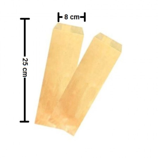 Bax 2000 Plicuri Neimprimate de Tacamuri, 8x25 cm, Natur, 55 g/mÂ², Plicuri Tacamuri, Plic Tacamuri, Plic Hartie Tacamuri, Plicuri Furculite, Plicuri Cutite, Plicuri Linguri, Plicuri Hartie de Tacamuri, Plicuri pentru Tacamuri, Plic pentru Tacamuri