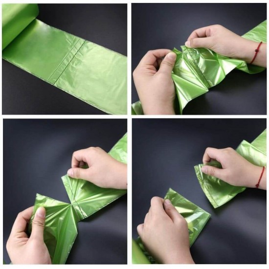 Saci Colectare Selectiva, 60L, 60x70 cm, 10 Buc/Rola, Sticla, Culoare Verde, Saci Menaj, Saci de Gunoi, Saci Menajeri 60L, Saci de Gunoi Plastic si Metal, Saci Colectare Selectiva Zorex