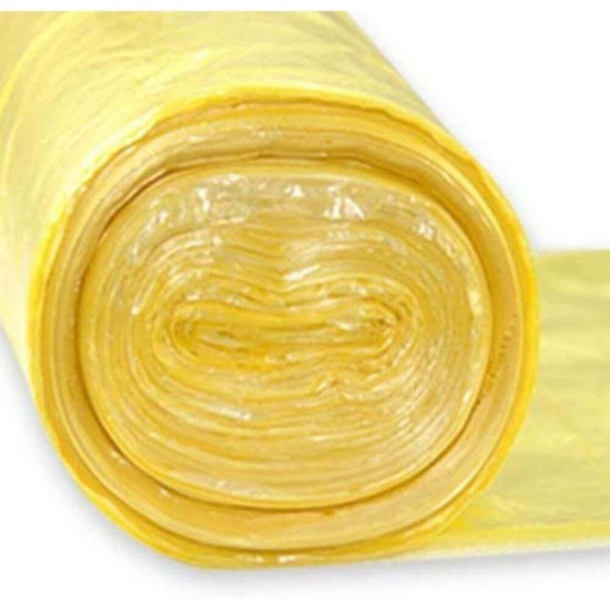 Saci Menajeri Zorex Pro, 60L, 60x80 cm, 20 Buc/Rola, Galben, Articole Curatenie, Saci Menaj, Saci de Gunoi, Saci Menajeri 60L