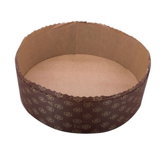 Tavita de Copt pentru Tort, 210x70 mm, Culoare Maro, Forme de Copt din Hartie Siliconata, Tavite din Hartie Siliconata pentru Prajituri, Ustensile pentru Gatit, Forme Decorative pentru Prajituri