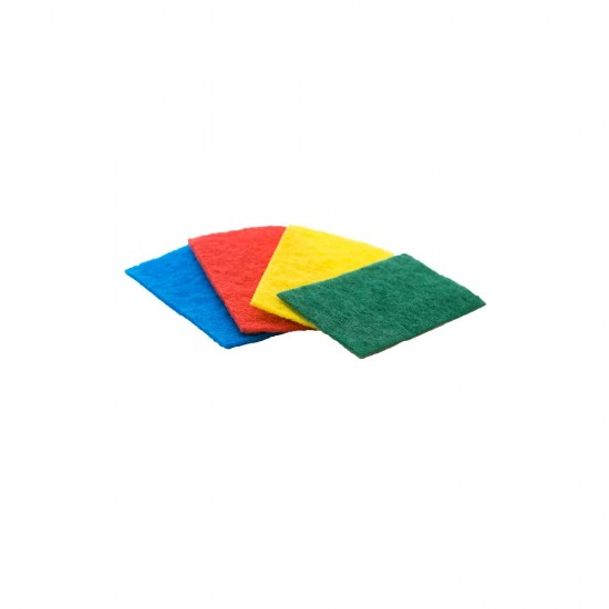 Set 4 Lavete din Fibra Abraziva Zorex Basic,150x90x5 mm, Multicolor, Lavete pentru Curatenie, Lavete Menaj, Lavete pentru Bucatarie, Lavete pentru Vase, Laveta Fibre Abrazive