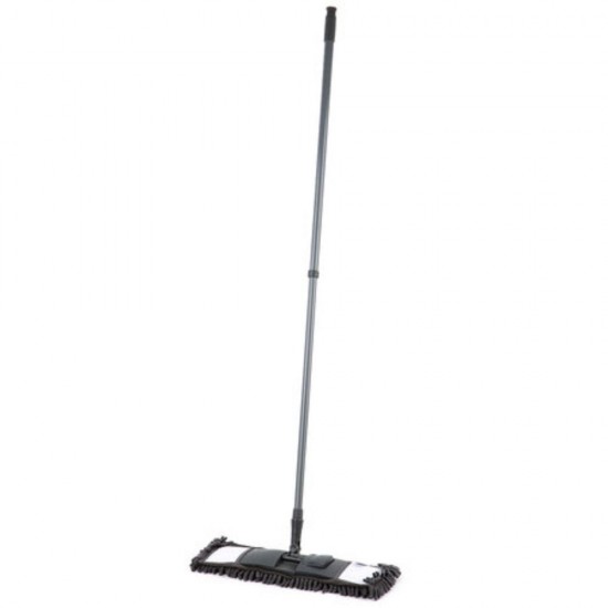 Rezerva Mop Plat Chenille Lux  Zorex Pro, 41x12.5 cm, Microfibra, Model Gri, Rezerve pentru Mop, Rezerva Profesionala pentru Mop, Rezerve Microfibra pentru Mop, Rezerve pentru Mop Plat, Accesorii Curatenie, Accesorii Menaj