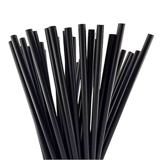 Paie Drepte din Plastic, 180x5 mm, 1000 Buc/Set, Culoare Neagra, Paie din Plastic, Paie Catering, Paie pentru Petreceri, Paie din Plastic Simple, Accesorii pentru Bar, Accesorii pentru Petreceri, Paie din Plastic Drepte, Paie Drepte pentru Bauturi