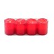 Candela Parafina fara Capac, 4 Buc/Set, Timp Ardere 48 h, 55x48 mm, Cutie Rosie, Lumanare Candela Tip 5, Lumanari si Candele, Candele din Parafina, Candele pentru Exterior, Candele pentru Sarbatori, Candele Fara Capac la Set