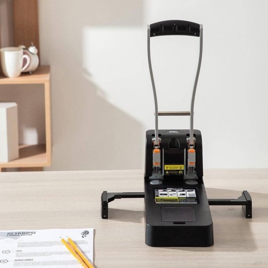 Perforator Profesional Deli Expert, 150 Coli, Negru, Perforatoare Uz Profesional, Deli Expres Perforator Profesional, Perforatoare 150 Coli, Deli Expres Perforator Profesional 150 Coli, Perforatoare Profesionale