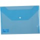 Mapa cu Capsa A4 Deli Rio, Plastic Albastru Transparent, Mape din Plastic, Mape cu Capse, Mape Scolari, Mape pentru Acte, Mape Arhivare Documente, Mapa Plastic cu Capsa, Dosar Mapa Plastic, Dosar Plastic Documente, Deli Mapa cu Buton de Inchidere