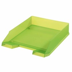 Tavita pentru Documente A4-C4 HERLITZ, Plastic Mat Verde, Suport Documente, Tavita Documente, Suport Documente din Plastic, Suport Documente Birou, Organizator Documente, Organizator Reviste, Organizator Dosare