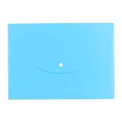 Mapa A4 cu Buton Deli, Albastru Neon, Mapa, Mapa A4, Mapa Documente, Mapa Acte, Mapa pentru Documente, Mapa A4 pentru Documente, Mapa A4 Acte, Mapa A4 pentru Acte, Mapa din Plastic, Mapa pentru Depozitare