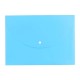Mapa A4 cu Buton Deli, Albastru Neon, Mapa, Mapa A4, Mapa Documente, Mapa Acte, Mapa pentru Documente, Mapa A4 pentru Documente, Mapa A4 Acte, Mapa A4 pentru Acte, Mapa din Plastic, Mapa pentru Depozitare