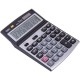 Calculator de Birou Deli Core, 14 Digits, 192x138x37 mm, Alimentare Duala, Corp din Plastic Gri, Calculatoare Birou, Calculator 14 Digits, Calculator 14 DG de Buzunar, Calculator de Birou Deli, Calculatoare Buzunar, Calculator Portabil