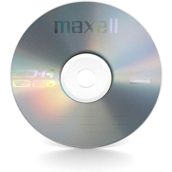 MAXELL CD-R Inscriptibil, Capacitate 700 mb, Viteza 52x, Cantitate 10 Buc/Set, Maxell Set CD-uri, Maxell CD Inscriptibil, CD-R Inscriptibil 52x700 Mb, Set CD-R Maxell 52x700 Mb, Cd-uri Printabile pentru Muzica