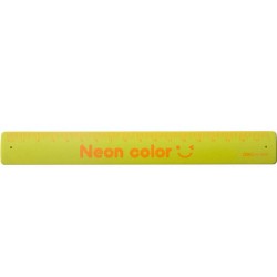 Rigla Flexbila din Silicon Deli Neon Color, Dimensiune 18 cm, Verde, Rigla, Rigla Flexibila, Rigla din Silicon, Rigla Deli, Rigla din Silicon Deli, Rigla Silicon Deli, Rigla 18 cm, Rigla din Silicon 18 cm, Rigla Gradata