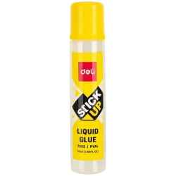 Lipici Lichid Hartie 50 ml, Deli Stick Up, Lavabil, Uscare Rapida, Lipici pentru Uz Scolar, Lipici Scoala, Lipici Lichid Mic, Lipici Stick Lichid, Lipici pentru Craft, Lipici Lichid cu Uscare Rapida