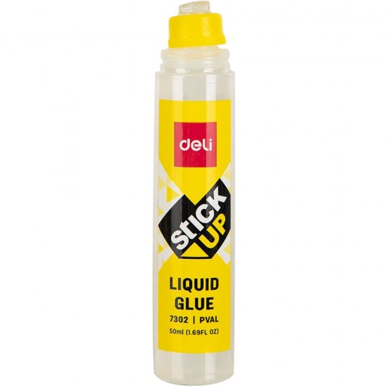 Lipici Lichid Hartie 50 ml, Deli Stick Up, Lavabil, Uscare Rapida, Lipici pentru Uz Scolar, Lipici Scoala, Lipici Lichid Mic, Lipici Stick Lichid, Lipici pentru Craft, Lipici Lichid cu Uscare Rapida