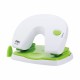 Perforator Birou Deli Vivid, 20 Coli, Alb si Verde, Perforator de Hartie, Perforatoare Manuale pentru Birou, Perforatoare pentru Hartie, Deli Vivid Perforator cu Indicator Gradat, Perforator cu Indicator Gradat pentru Birou Deli Vivid
