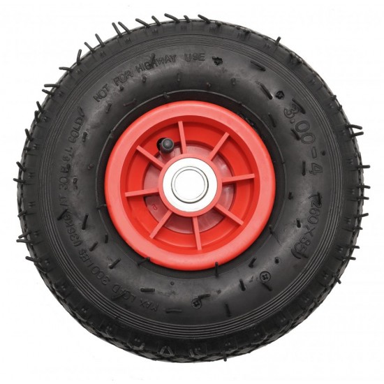 Roata Liza Plastic - Tt - Rulment Cu Ace - 3.00-4 (260x85) - 2pr