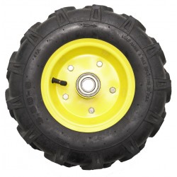 Roata Roaba - Tt - Ax 20mm - Rulment - Crampoane - 3.50-6 4pr