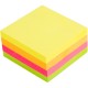 Notite Adezive, Deli Stick Up, 76x76 mm, Culori Neon, 400 Buc/Pachet, Notite Hartie cu Adeziv, Sticky Notite, Cuburi Hartie, Articole pentru Birou