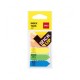 Index Adezivi Plastic, Deli Stick Up, 43x12 mm, Culori Neon, 100 Buc/Pachet, Index Plastic cu Adeziv, Evidentiatoare pentru Carti si Caiete, Sticky Indexuri, Evidentiatoare Adezive de Pagina