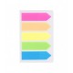 Index Adezivi Plastic, Deli Stick Up, 43x12 mm, Culori Neon, 100 Buc/Pachet, Index Plastic cu Adeziv, Evidentiatoare pentru Carti si Caiete, Sticky Indexuri, Evidentiatoare Adezive de Pagina