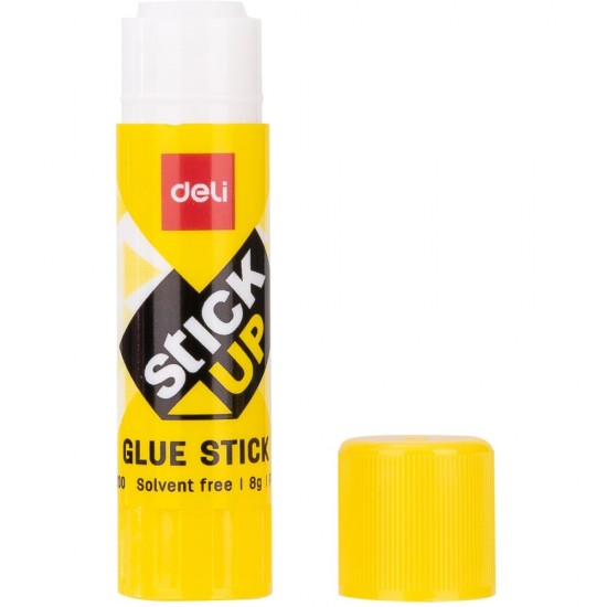 Lipici Solid Hartie 8 g, Deli Stick Up, Lavabil, Uscare Rapida, Lipici pentru Uz Scolar, Lipici Scoala, Lipici Solid Mic, Lipici Stick Solid, Lipici pentru Craft, Lipici Solid cu Uscare Rapida, Lipici Solid Rezistent