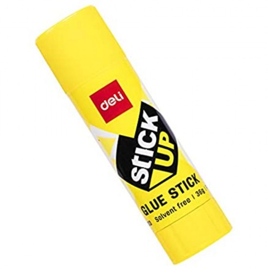 Lipici Solid Hartie 36 g, Deli Stick Up, Lavabil, Uscare Rapida, Lipici pentru Uz Scolar, Lipici Scoala, Lipici Solid Mic, Lipici Stick Solid, Lipici pentru Craft, Lipici Solid cu Uscare Rapida