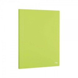 Mapa Plastic A4 cu 20 Folii Deli Rio, Verde, Mapa cu Folii, Mape Prezentare din Plastic cu Folii, Mapa pentru Documente, Mapa Documente Plastic, Mape Arhivare, Dosare Documente, Dosar Arhivare, Dosare Plastic, Mapa Prezentare cu Folii Plastic