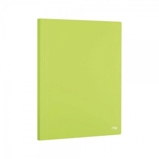 Mapa Plastic A4 cu 20 Folii Deli Rio, Verde, Mapa cu Folii, Mape Prezentare din Plastic cu Folii, Mapa pentru Documente, Mapa Documente Plastic, Mape Arhivare, Dosare Documente, Dosar Arhivare, Dosare Plastic, Mapa Prezentare cu Folii Plastic