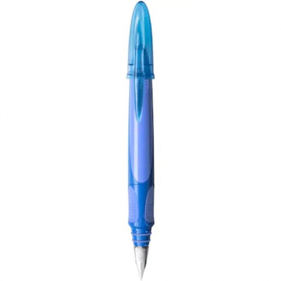 Stilou Plastic BIC Easy Clic, Albastru, Rezerva Standard, Stilouri cu Rezerva Standard, Stilouri Scoala BIC Easy Clic, Stilouri Scoala cu Rezerva Standard, Stilouri BIC cu Rezerva, Stilou pentru Scoala, Instrumente de Scris