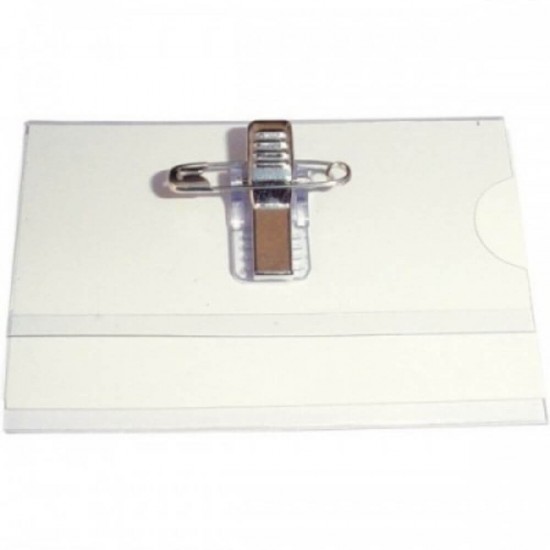 Set 100 Ecusoane GOLDPAPER, Ac si Clips, Ecusoane cu Clips de Prindere, Ecusoane cu Ac si Clips, Ecuson, Set Ecusoane din Plastic, Ecusoane pentru Birou, Ecusoane Clasice