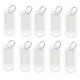 Set 10 Brelocuri Chei cu Eticheta EVOFFICE, 50x22 mm, Albe, Breloc pentru Chei, Brelocuri cu Eticheta pentru Chei, Set Brelocuri Chei cu Eticheta, Brelocuri Chei cu Suport pentru Eticheta, Brelocuri cu Eticheta pentru Hotel