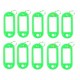 Set 10 Brelocuri Chei cu Eticheta EVOFFICE, 50x22 mm, Verzi, Breloc pentru Chei, Brelocuri cu Eticheta pentru Chei, Set Brelocuri Chei cu Eticheta, Brelocuri Chei cu Suport pentru Eticheta, Brelocuri cu Eticheta pentru Hotel