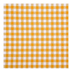 Fata de Masa Cerata, Model Carouri, 100x88 cm, 10 Buc/Set, Alb/Portocaliu, Hartie Plastifiata, Fata de Masa Hartie Plastifiata, Fata de Masa, Set Fete de Masa, Fata de Masa de Unica Folosinta