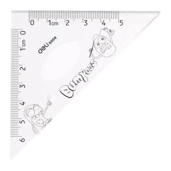 Set Geometrie, Deli, 4 Piese, Rechizite Scolare, Accesorii pentru Scoala, Deli Set pentru Geometrie, Liniare pentru Scoala