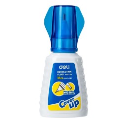 Corector Lichid, Deli Cover Up, Tip Pix si Pensula, 18 ml, 1 Buc, Corector Deli, Corectoare Deli, Deli Corector Pix, Corector pentru Scris, Corector Alb, Corector Text, Corector Tip Pix, Corector Tip Pensula