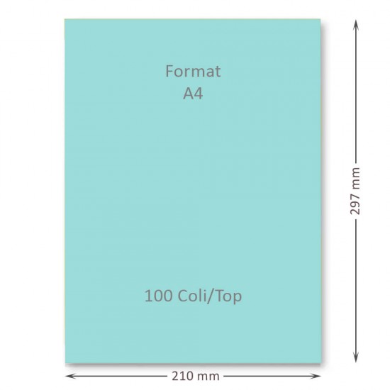 Hartie Cartonata A4 GOLDPAPER, 100 Coli/Top, Albastru Deschis, 160 g/mÂ², 297x210 mm, Hartie Cartonata Albastra A4, Hartie Cartonata Decorativa, Hartie Cartonata pentru Invitatii, Hartie Cartonata Groasa, Hartie Cartonata Colorata