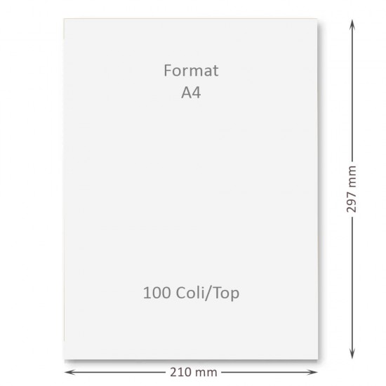 Hartie Cartonata A4 GOLDPAPER, 100 Coli/Top, Alba, 160 g/mÂ², 297x210 mm, Hartie Cartonata Alba A4, Hartie Cartonata Decorativa, Hartie Cartonata pentru Invitatii, Hartie Cartonata Groasa, Hartie Cartonata Colorata