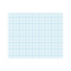 Hartie Milimetrica, Format  A4, 100 File/Set, Hartie Offset 60 g/m2, Liniatura Albastra, Foaie Milimetrica