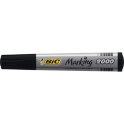 Marker Permanent BIC 2000, Varf Rotund de 1.7 mm, Cerneala Neagra pe Baza de Alcool, Markere Permanente cu Varf Rotund, Marker Permanent Negru, Marker Permanent cu Cerneala Neagra, Marker Permanent, Marker Permanent cu Cerneala Neagra