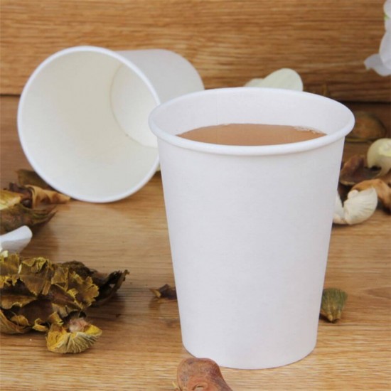 Pahare Carton Premium CoffeeMania 7 Oz, 207 ml, 50 Buc/Set, Culoare Alba, Pahare de Carton, Pahare din Carton, Pahare TO GO, Pahare Catering, Pahare din Carton Set, Pahare Carton 207 ml, Pahare pentru Bauturi Calde sau Reci