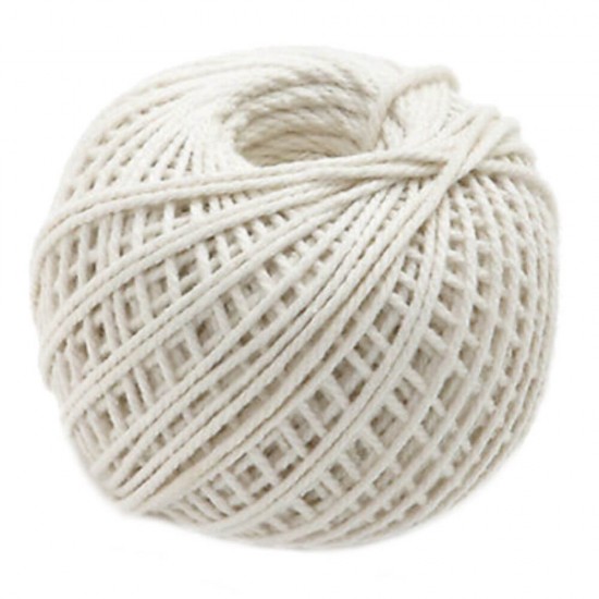 Sfoara de Bumbac, 100 g, Culoare Alba, Sfori de Bumbac, Ghem Sfoara, Ghem Sfoara de Bumbac, Gheme Sfoara, Gheme Sfoara de Bumbac, Sfoara Alba, Sfori din Bumbac, Sfoara de Legat, Sfoara pentru Impachetare Colete