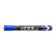Marker Permanent Deli Think, Varf 1.5 mm, Albastru, Pentru Suprafete Multiple, 1 Buc, Cerneala Albastra pe Baza de Alcool, Markere Permanente cu Varf, Marker Permanent Albastru
