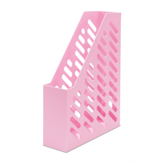 Suport Vertical Plastic Pentru Cataloage Han Klassik - Roz Pastel